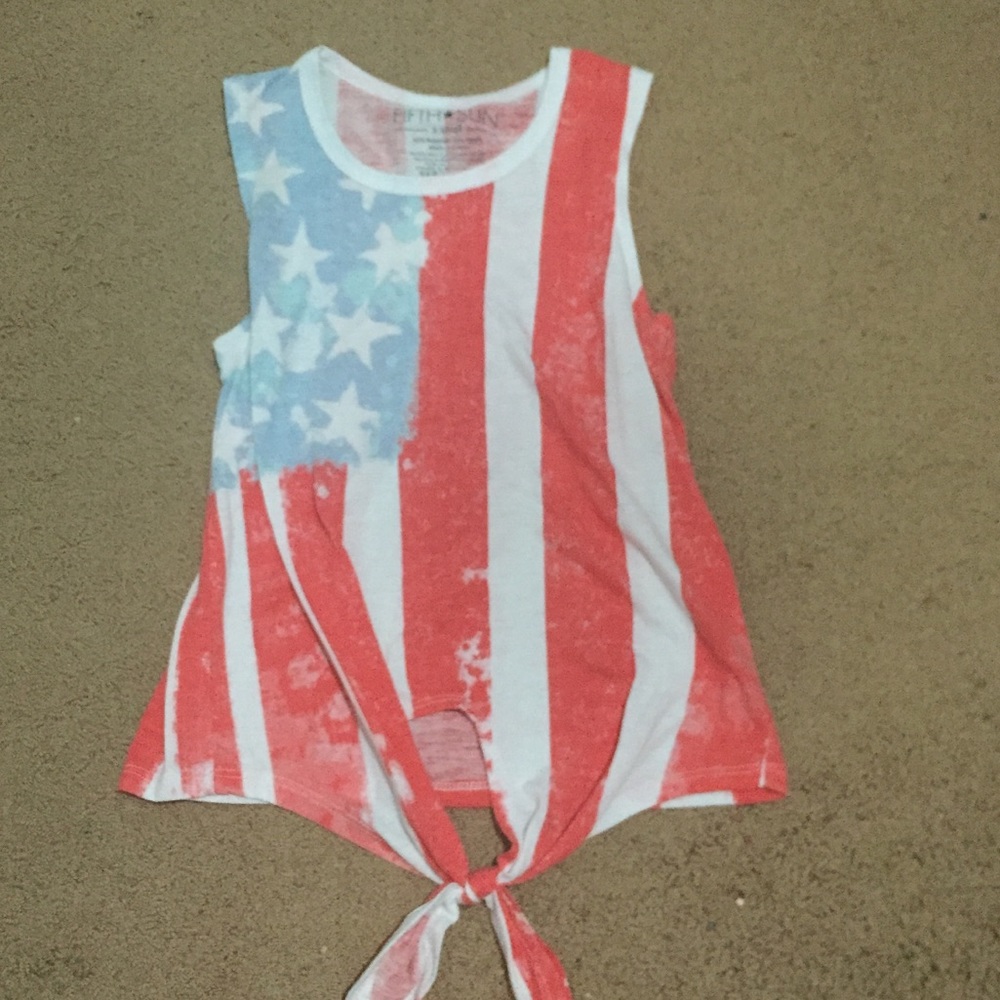 american flag tank top